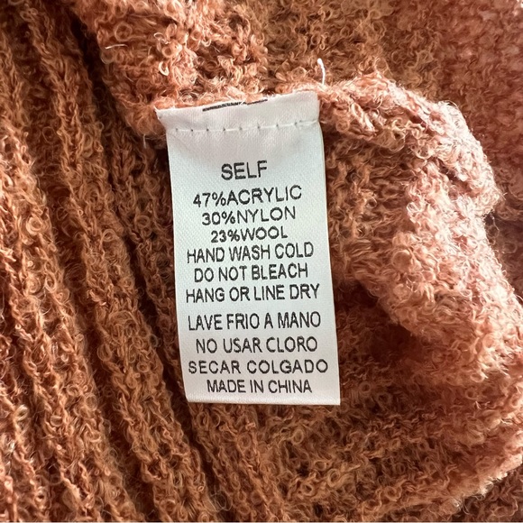 Burnt Orange Bohemian Sweater - Picture 9 of 9